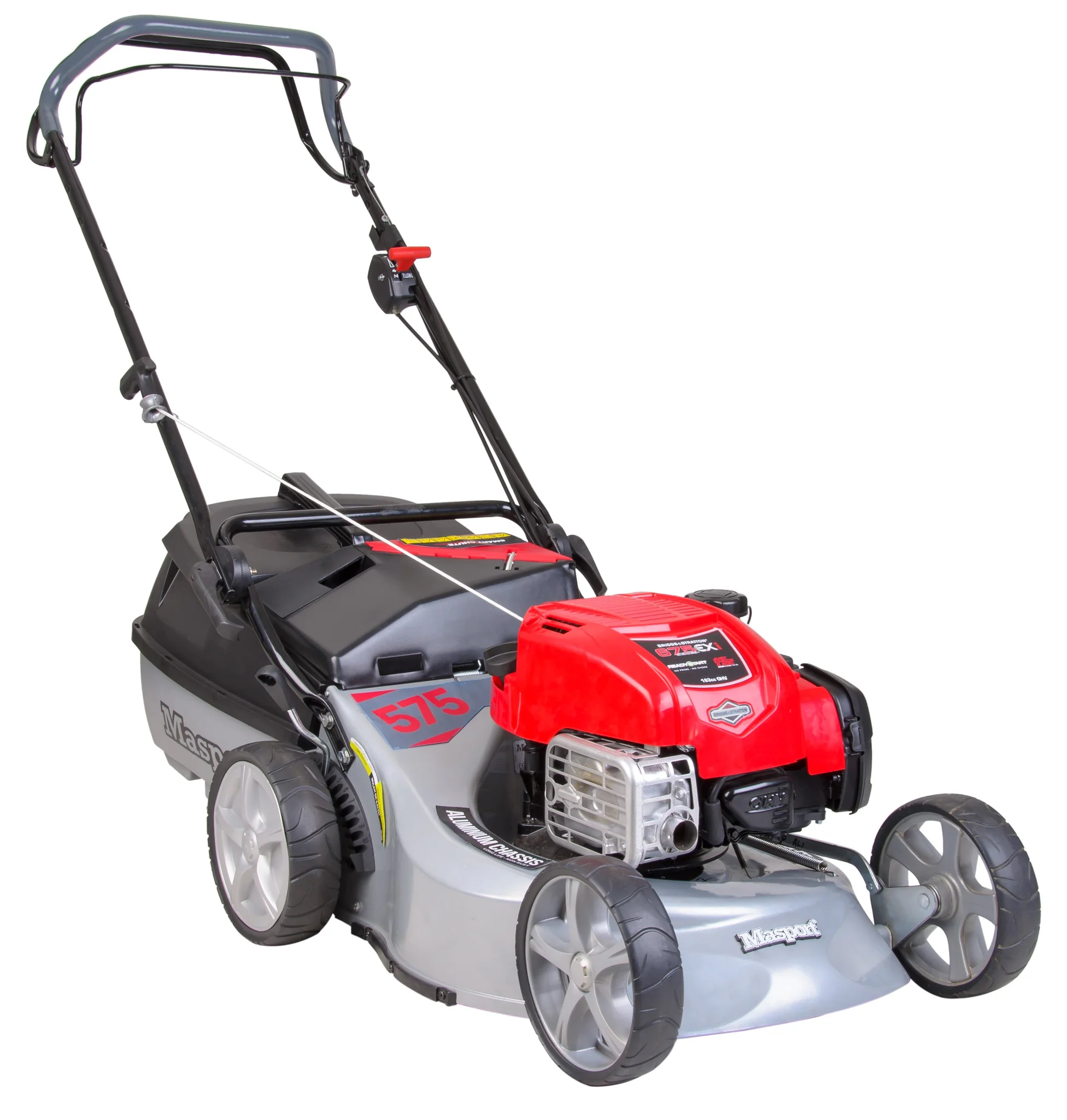 Masport 575 AL SP 18" Petrol Lawnmower - Briggs & Stratton 163cc Engine, Alloy Deck & Self-Propelled Drive